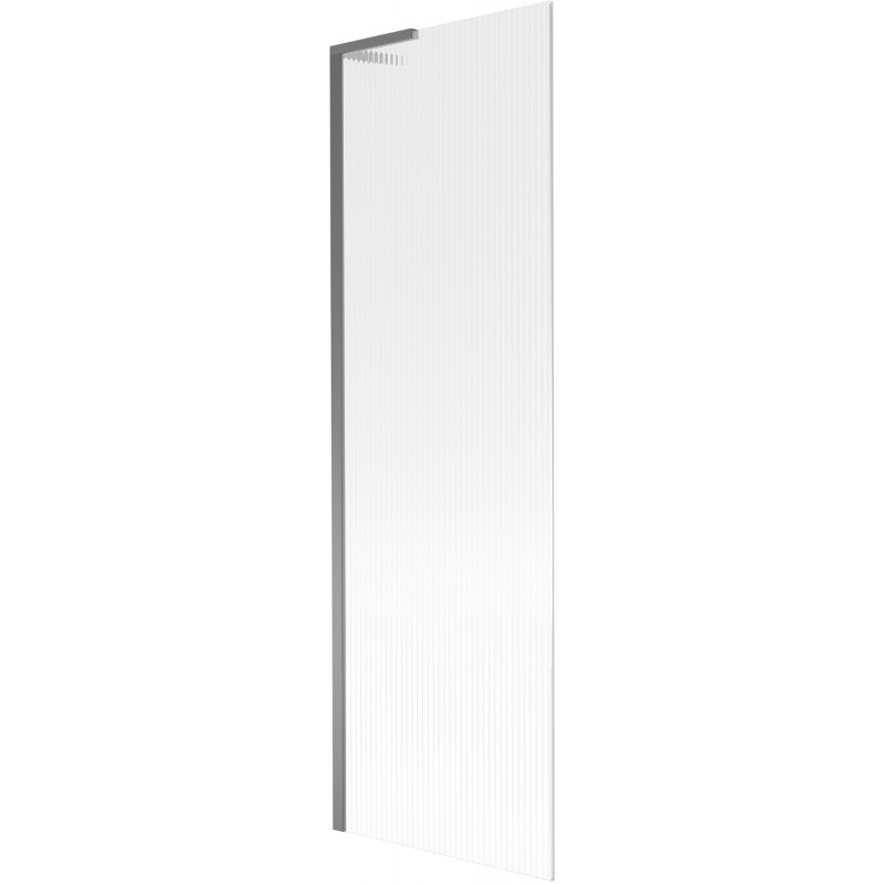 Mexen Next L vonios sienelė 1-durų 60 x 150 cm, briaunuota, tamsus metalas - 895-060-000-03-09-95