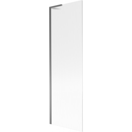 Mexen Next L vonios sienelė 1-durų 60 x 150 cm, briaunuota, tamsus metalas - 895-060-000-03-09-95