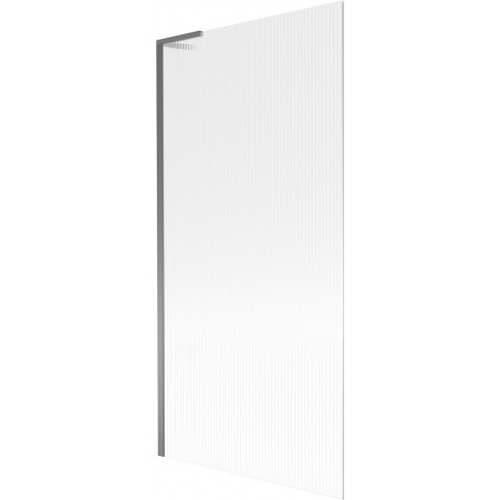 Mexen Next L vonios pertvara, 1-duris, 90 x 150 cm, dryžuota, gun metal - 895-090-000-03-09-95