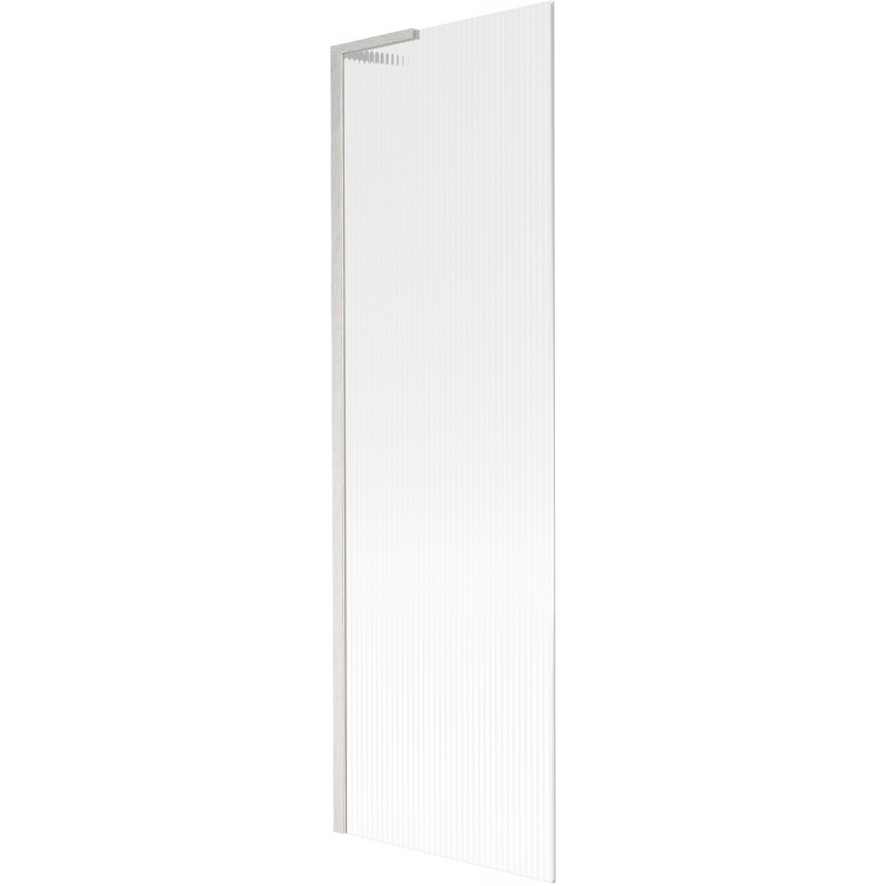 Mexen Next L vonios pertvara, 1 sparno, 60 x 150 cm, dryžuotas, šlifuotas nikelis - 895-060-000-03-09-97