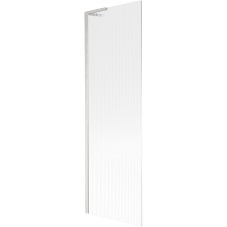 Mexen Next L vonios pertvara, 1 sparno, 60 x 150 cm, dryžuotas, šlifuotas nikelis - 895-060-000-03-09-97