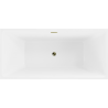 Mexen Nita laisvas vonios kambarys 170 x 80 cm, balta, auksinio perpylimo - 52091708000-50