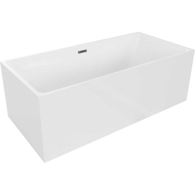 Mexen Nita laisvai stovinti vonia 170 x 80 cm, balta, gun gray šlifuotas perpiltas - 52091708000-66