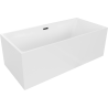 Mexen Nita laisvai stovinti vonia 170 x 80 cm, balta, perpilama juoda - 52091708000-70