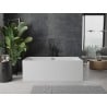 Mexen Nita laisvas stovykla 170 x 80 cm, balta, juodas perpildymas - 52091708000-70