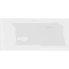 Mexen Nita laisvai pastatoma vonia 170 x 80 cm, balta/juoda, baltasis perpildymo - 52091708075-20