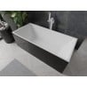 Mexen Nita laisvai pastatoma vonia 170 x 80 cm, balta/juoda, baltasis perpildymo - 52091708075-20