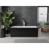 Mexen Nita laisvai pastatoma vonia 170 x 80 cm, balta/juoda, baltasis perpildymo - 52091708075-20