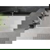 Mexen Nita laisvas 170 x 80 cm, balta/juoda, chromo perpildymo anga - 52091708075-01