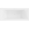 Mexen Lita laisvai stovinti vonia 170 x 75 cm, balta, baltas perpildymas - 52121707500-20