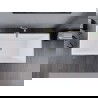 Mexen Lita laisvas vonia 170 x 75 cm, balta/juoda, auksinis perpildymas - 52121707575-50