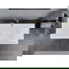 Mexen Lita laisvai stovinti vonia 170 x 75 cm, balta/juoda, šlifuota auksinė - 52121707575-55