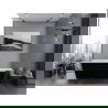 Mexen Lita laisvai pastatoma vonia 170 x 75 cm, balta/juoda su gun gray šepetėliu - 52121707575-66