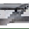 Mexen Lita laisvai pastatoma vonia 170 x 75 cm, balta/juoda su gun gray šepetėliu - 52121707575-66