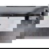 Mexen Lita vonios kambario vonia 170 x 75 cm, balta/juoda, gun metal - 52121707575-95