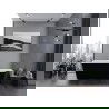 Mexen Lita laisva vonia 170 x 75 cm, balta/juoda, matinio nikelio perpylimas - 52121707575-97
