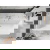 Mexen Tonia laisvai stovinti vonia 170 x 75 cm, balta, šlifuoto nikelio perteklius - 52171707500-97