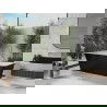 Mexen Tonia laisvai pastatoma vonia 170 x 75 cm, balta/juoda, chromuotas pervadas - 52171707575-01