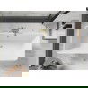 Mexen Tonia laisvas vonia 170 x 75 cm, balta/juoda, šlifuotas auksas - 52171707575-55