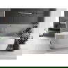 Mexen Eos laisvai stovinti vonia 150 x 75 cm, balta, chromo perpildymo anga - 52471507500-01