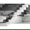 Mexen Eos laisvai pastatoma vonia 150 x 75 cm, balta, juodas perpylimas - 52471507500-70