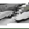 Mexen Eos laisvai stovinti vonia 150 x 75 cm, balta/juoda, gun gray šlifuoti - 52471507575-66