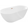 Mexen Roxy laisvai stovinti vonia 170 x 80 cm, balta, šlifuota vario perpumpavimo sistema - 51201708000-65