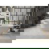 Mexen Roxy laisva vonia 170 x 80 cm, balta, juodas perpildymo vamzdis - 51201708000-70