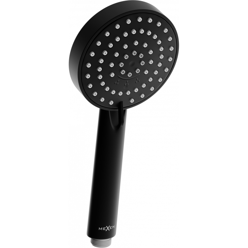 Mexen R-75 3-funkcijų dušo galvutė, juoda - 79575-70