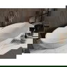Mexen Bilbao laisvai pastatoma vonia 180 x 90 cm, balta, vario perteklius šepečiu - 51311809000-65