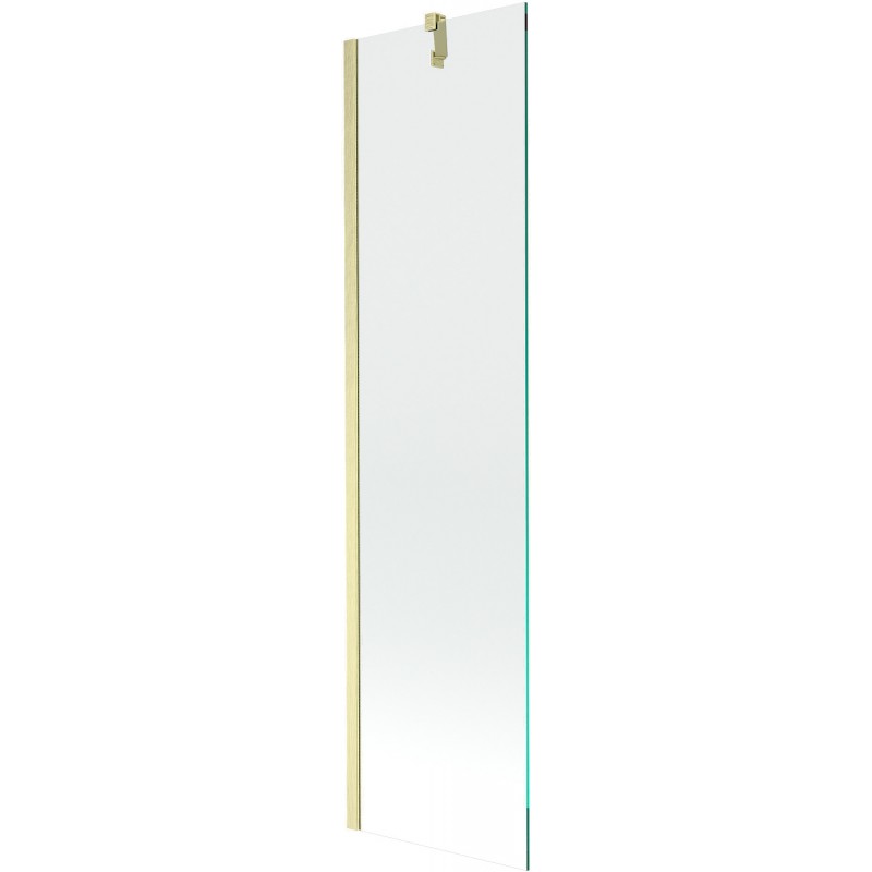 Mexen Next vonios ekranas 1-duris 50 x 150 cm, permatomas, auksinis šlifuotas - 895-050-000-00-00-55