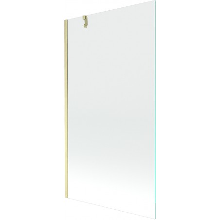 Mexen Next vonios pertvara, vienos dalies, 100 x 150 cm, skaidrus, auksinis šlifuotas - 895-100-000-00-00-55