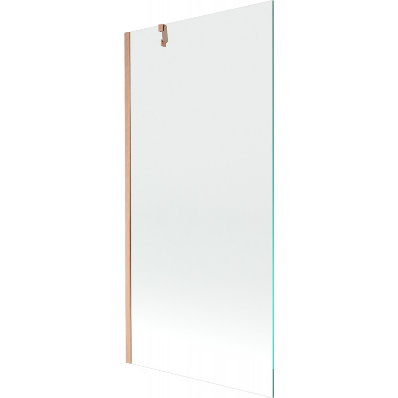 Mexen Next vonios ekranas, vienos dalies, 90 x 150 cm, skaidrus, šepečiu valyta varis - 895-090-000-00-00-65