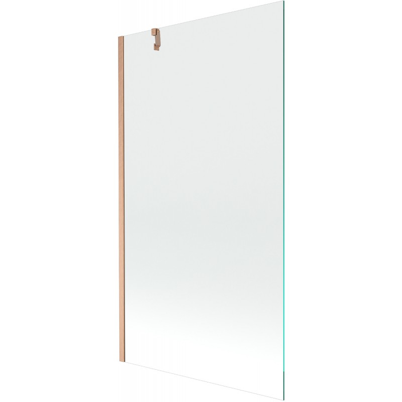 Mexen Next vonios pertvara 1 sparno 100 x 150 cm, permatoma, šlifuotas varis - 895-100-000-00-00-65