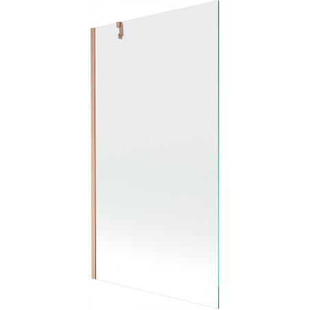 Mexen Next vonios pertvara 1 sparno 100 x 150 cm, permatoma, šlifuotas varis - 895-100-000-00-00-65
