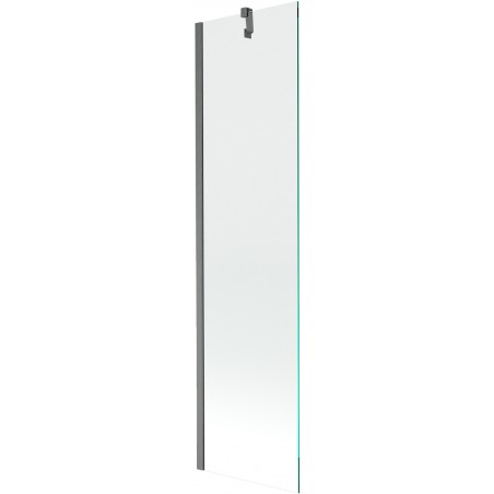 Mexen Next vonios sienelė 1 durų 50 x 150 cm, permatoma, šviesiai pilka šlifuota - 895-050-000-00-00-66