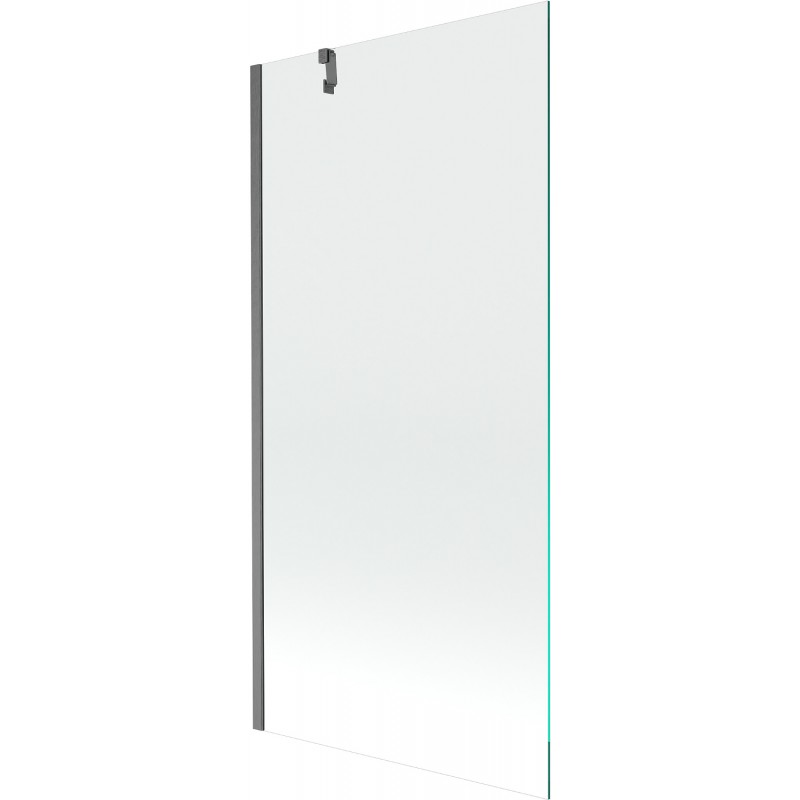 Mexen Next vonios pertvara 1-durų 90 x 150 cm, skaidri, šlifuota ginklų pilka - 895-090-000-00-00-66