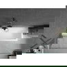 Mexen Next vieno sparno vonios ekranas 100 x 150 cm, skaidrus, šepetėliu padengtas ginklų pilkumas - 895-100-000-00-00-66