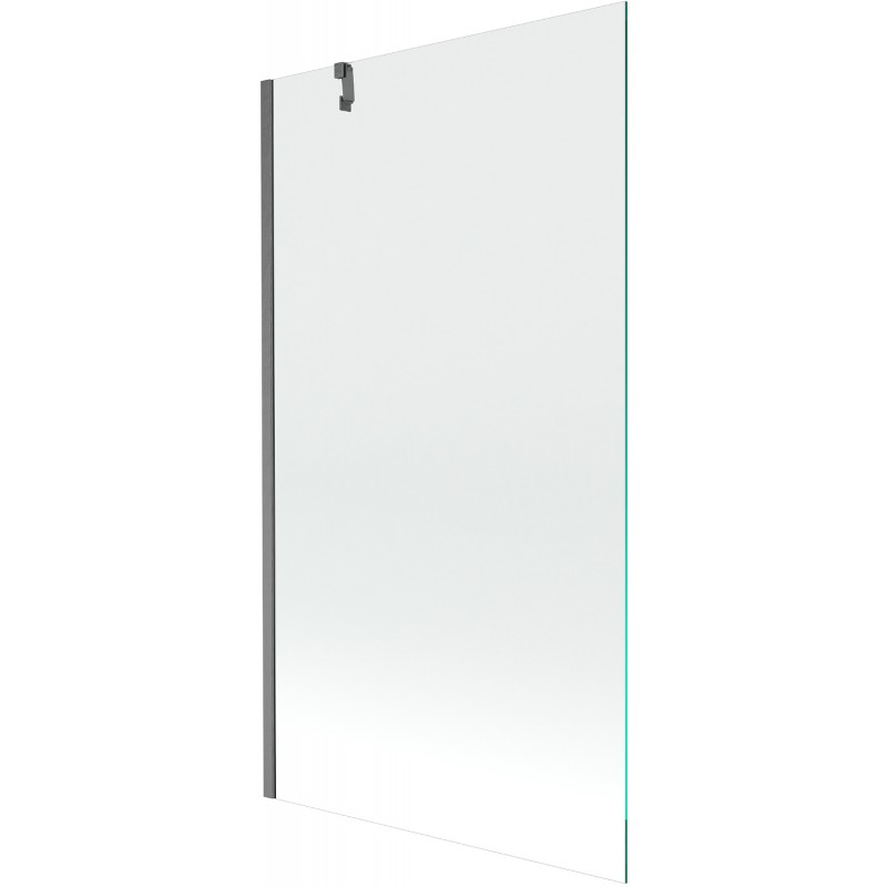 Mexen Next vieno sparno vonios ekranas 100 x 150 cm, skaidrus, šepetėliu padengtas ginklų pilkumas - 895-100-000-00-00-66