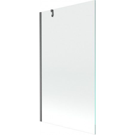 Mexen Next vonios pertvara, vieno sparno, 100 x 150 cm, permatoma, matinė pilka - 895-100-000-00-00-66