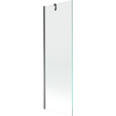 Mexen Next vonios dušo siena, vienos dalies 60 x 150 cm, skaidrus, ginklų metalo spalva - 895-060-000-00-00-95
