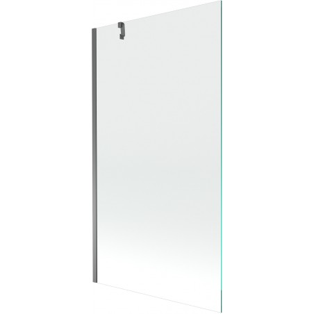 Mexen Next vonios sienelė 1-duris 100 x 150 cm, skaidri, gun metal - 895-100-000-00-00-95