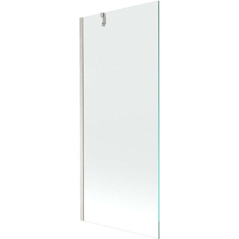 Mexen Next vonios pertvara, vienos dalies, 80 x 150 cm, permatoma, šlifuotas nikelis - 895-080-000-00-00-97