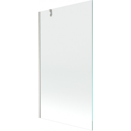 Mexen Next vienos dalies vonios pertvara 100 x 150 cm, skaidri, šlifuotas nikelis - 895-100-000-00-00-97