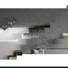 Mexen Next vonios sienelė, 1 sparno, 70 x 150 cm, ruoželiai, aukso spalvos matinė - 895-070-000-00-09-55