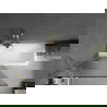 Mexen Next vonios pertvara, 1 durų, 90 x 150 cm, dryžuota, auksinė šlifuota - 895-090-000-00-09-55
