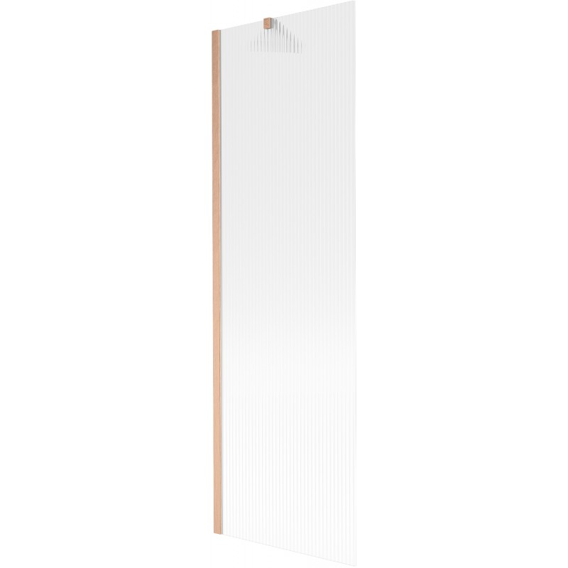 Mexen Next vonios pertvara 1-duris 60 x 150 cm, dryžuotas, šlifuotas varis - 895-060-000-00-09-65