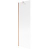 Mexen Next vonios pertvara 1-duris 60 x 150 cm, dryžuotas, šlifuotas varis - 895-060-000-00-09-65