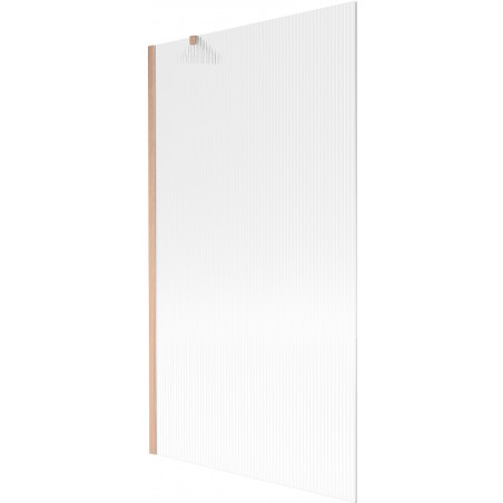 Mexen Next vonios ekrano 1-duris 100 x 150 cm, dryžuotas, šlifuotas varis - 895-100-000-00-09-65