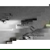 Mexen Next vonios dušo sienelė, 1-durų, 50 x 150 cm, dryžuotas, šlifuotas gun gray - 895-050-000-00-09-66